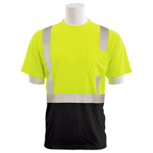 9006SBSEG SEGMENTED CL 2 MESH SHORT SLEEVE BLACK BOTTOM