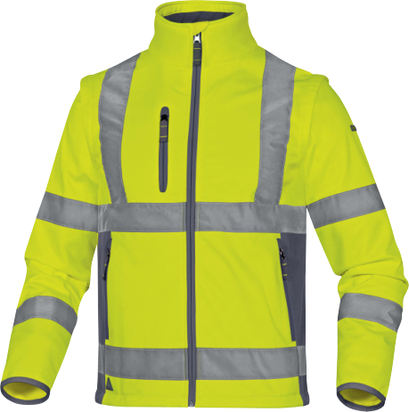 Deltaplus reflexná softshellová bunda MOONLIGHT2 2v1