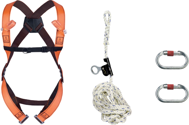 Deltaplus PRACOVNÁ SÚPRAVA pre prácu na streche ELARA150 10M