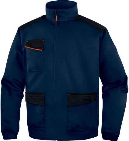 Deltaplus BLÚZA M1VE2, TMAVOSIVÁ 4XL