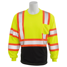 9802SBC CONTRASTING CL 3 JERSEY KNIT LONG SLEEVE TEE