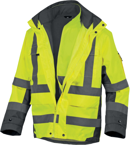 Deltaplus reflexná BUNDA TARMAC 4v1