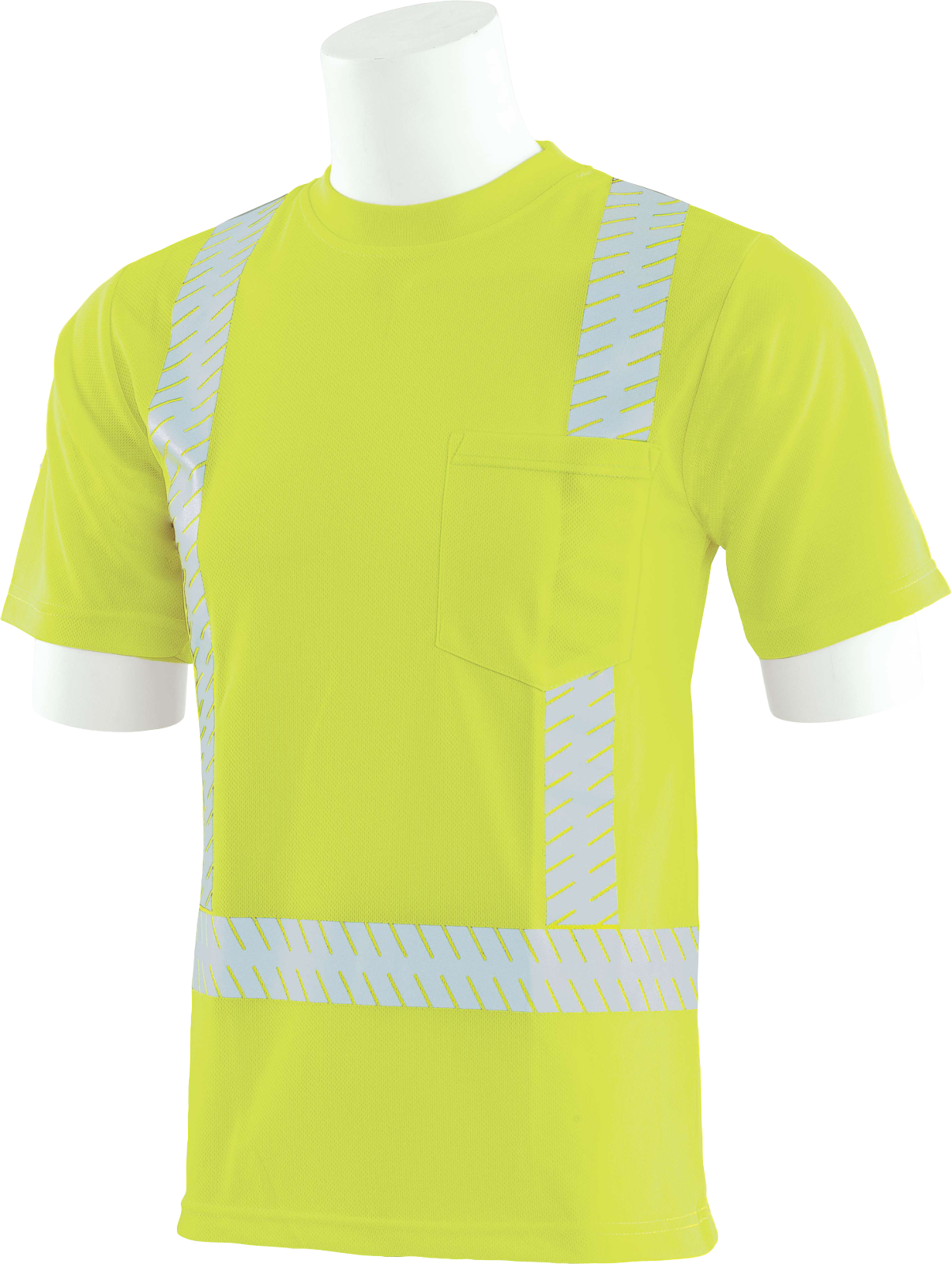 Tee Segmented 9006SEG SEGMENTED CL 2 MESH SHORT SLEEVE TEE - Product - Delta Plus