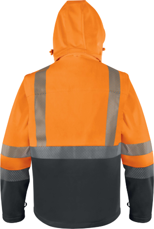 Deltaplus reflexná SOFTSHELL bunda FAST